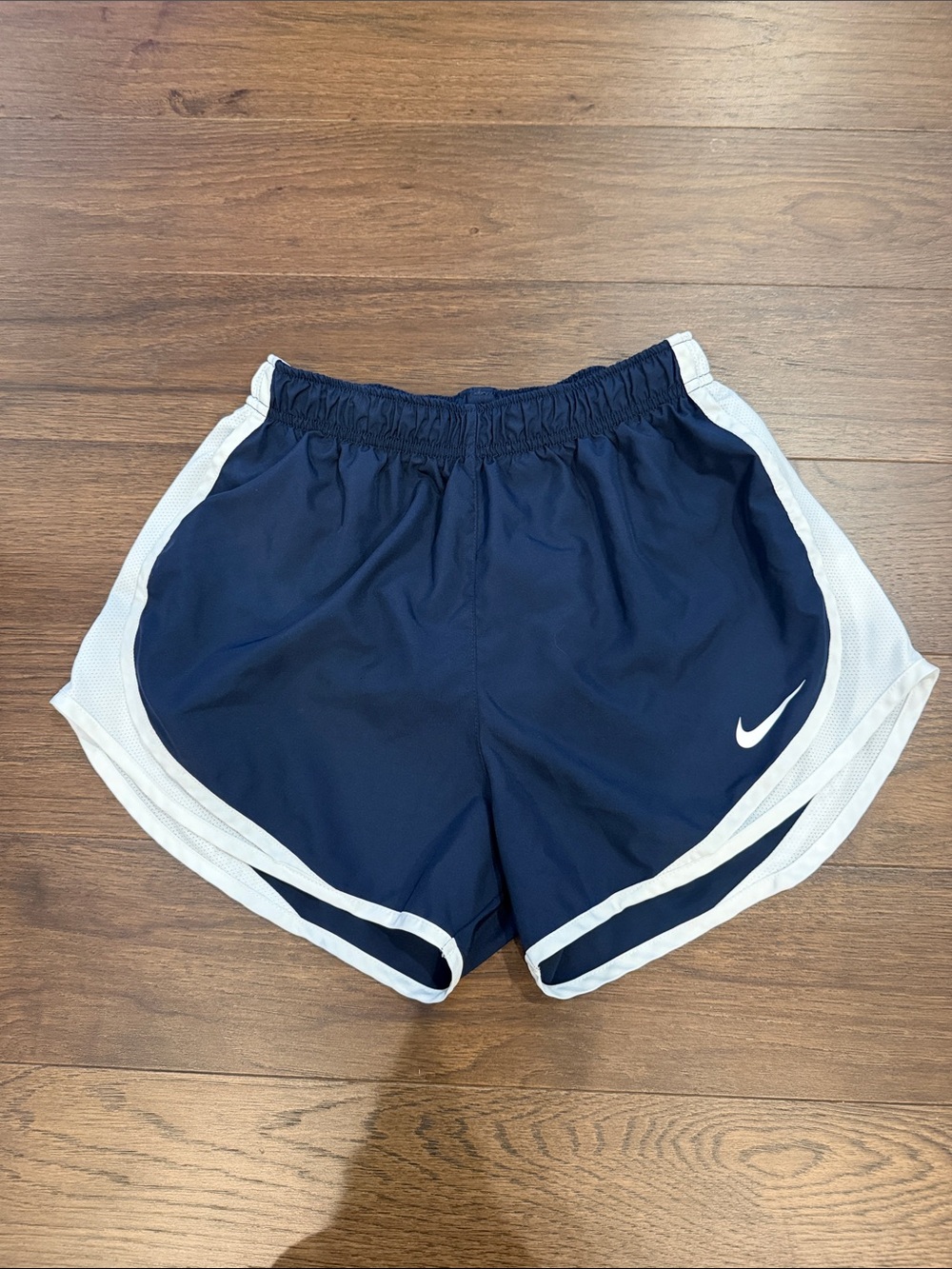 Nike Blue and White Print Dri-FIT Shorts Size Medium - C3-228